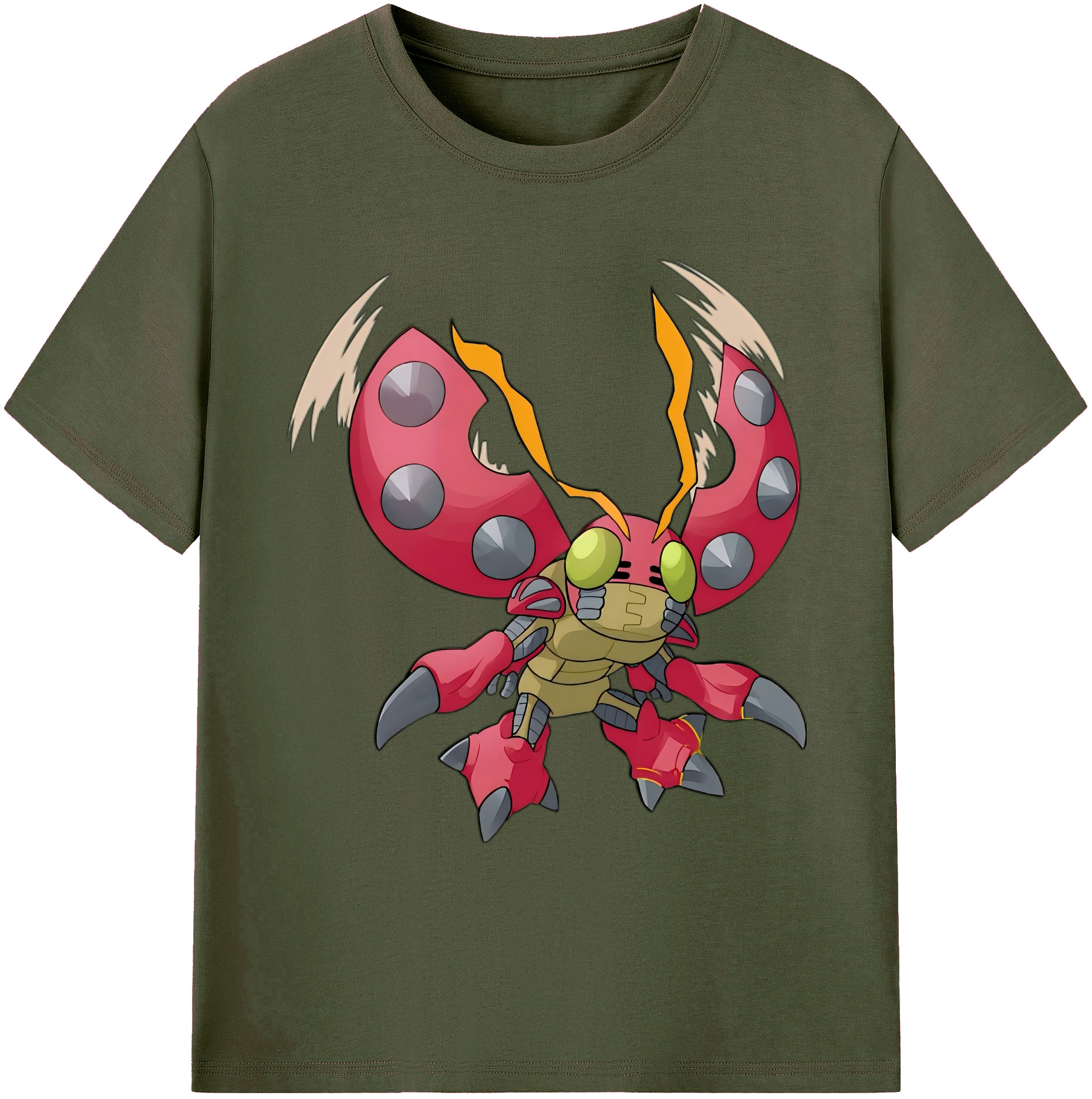 （画像用） Digimon デジタルモンスター/デジモン 綿100％ メンズ半袖Tシャツ｜肌触りやわらか＆通気性